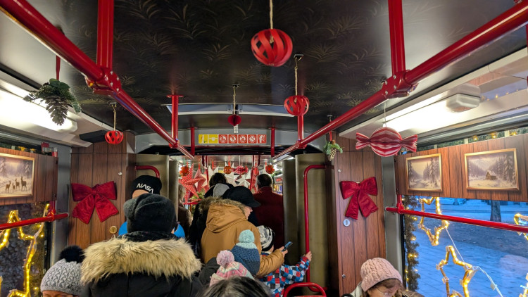 Vánoční tramvaj 2025