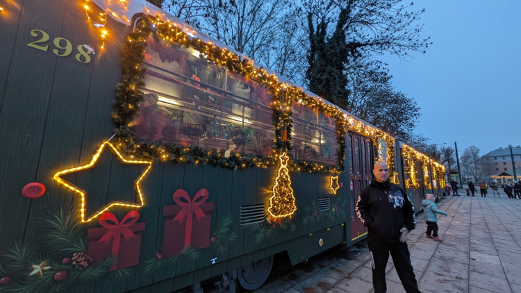 Vánoční tramvaj 2025