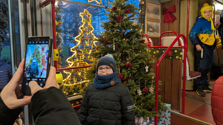 Vánoční tramvaj 2025