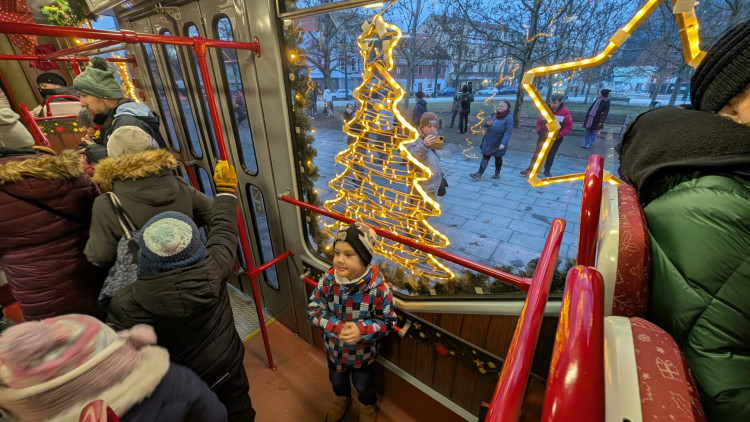 Vánoční tramvaj 2025