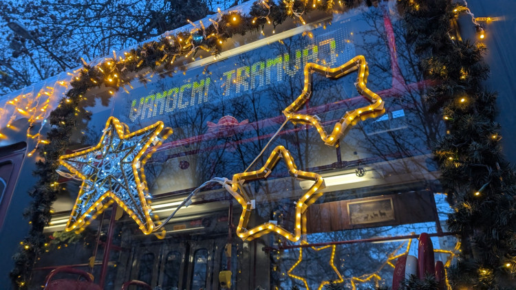 Vánoční tramvaj 2025