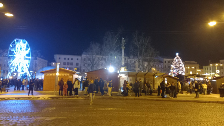 Slavnostní rozsvícení vánočního stromu v Jihlavě