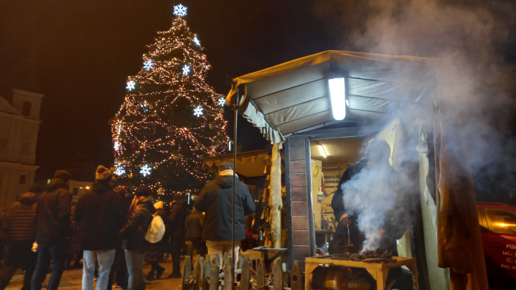 Slavnostní rozsvícení vánočního stromu v Jihlavě