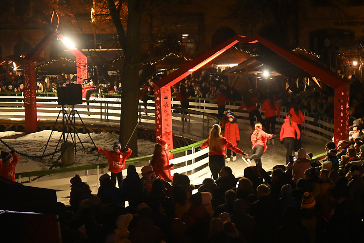 Slavnostní rozsvícení vánočního stromu v Jihlavě