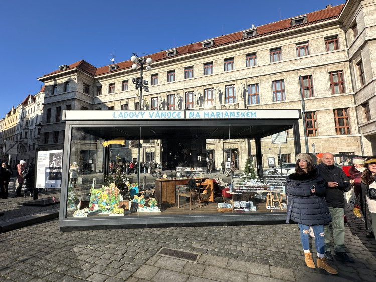 FOTOGALERIE: Vánoční trhy na Mariánském náměstí