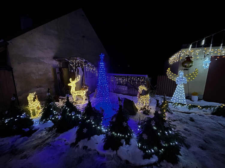 Vánoční dům v Kostelci u Jihlavy