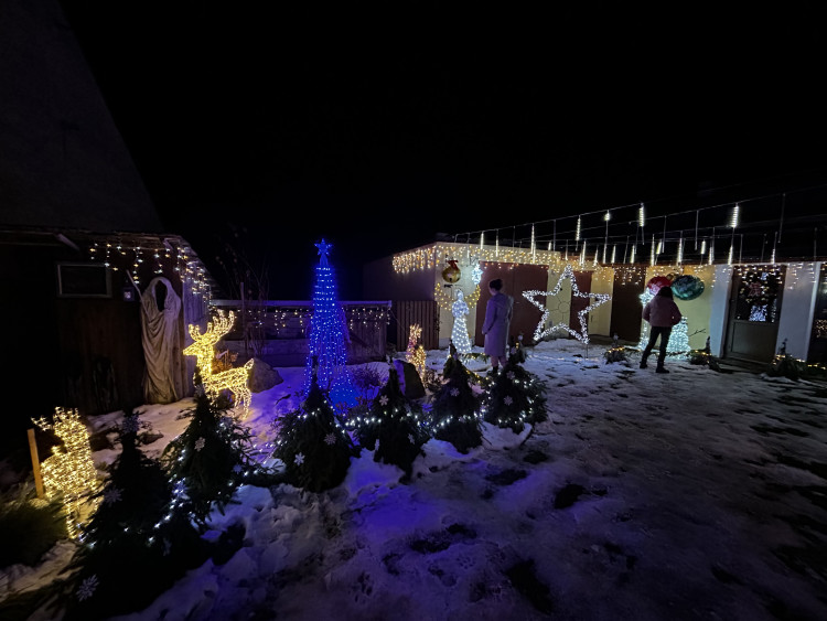 Vánoční dům v Kostelci u Jihlavy