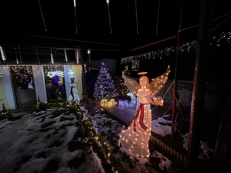 Vánoční dům v Kostelci u Jihlavy