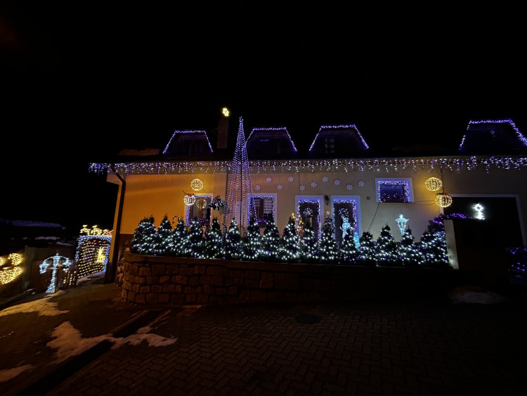 Vánoční dům v Kostelci u Jihlavy