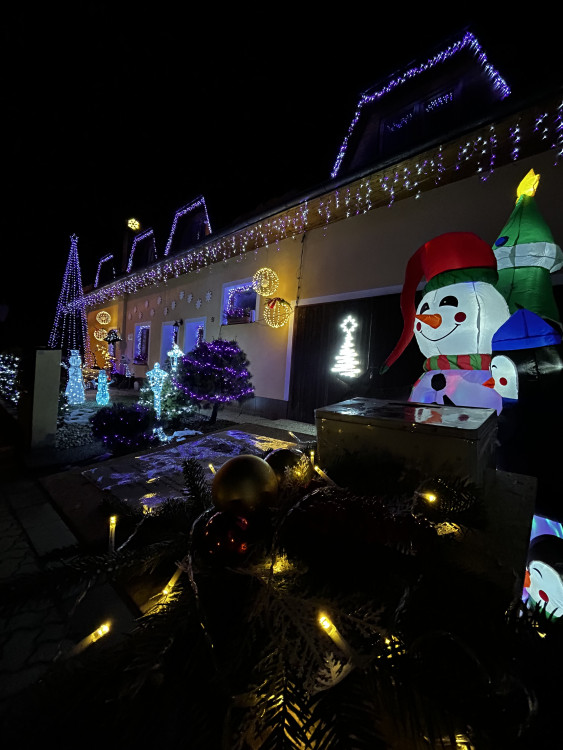 Vánoční dům v Kostelci u Jihlavy