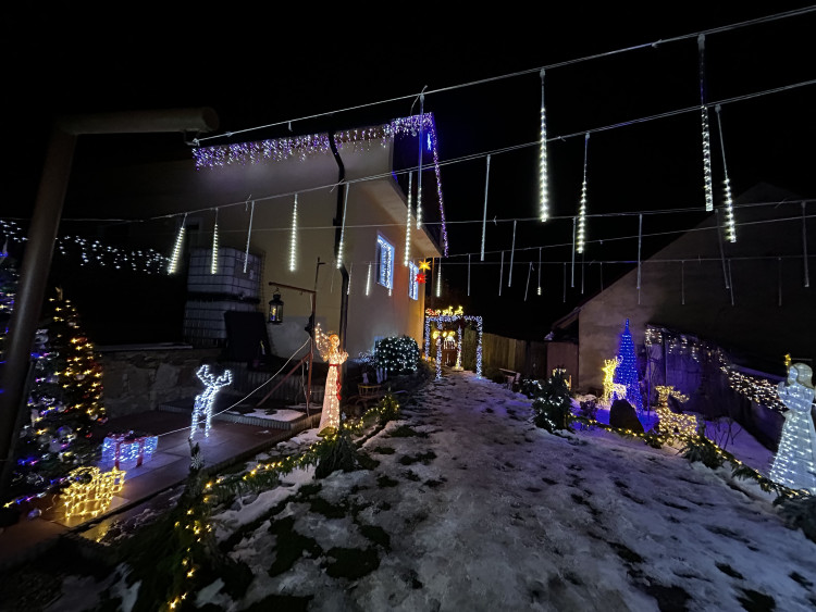 Vánoční dům v Kostelci u Jihlavy