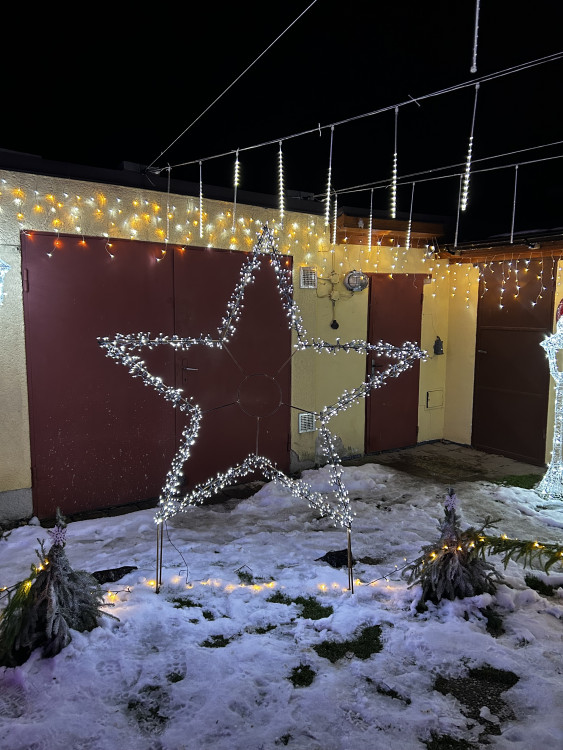 Vánoční dům v Kostelci u Jihlavy