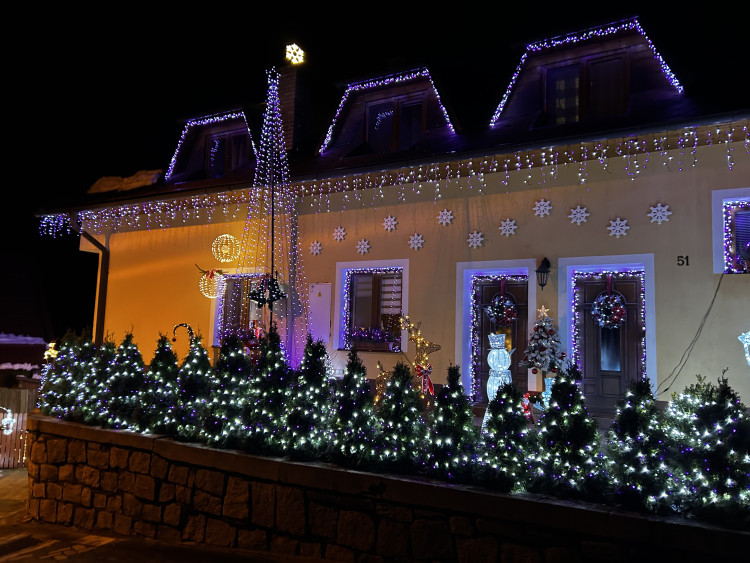 Vánoční dům v Kostelci u Jihlavy