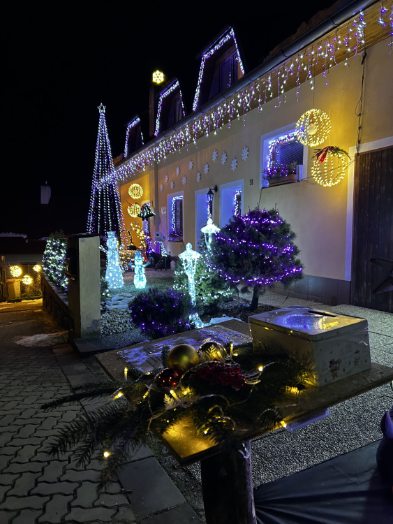 Vánoční dům v Kostelci u Jihlavy