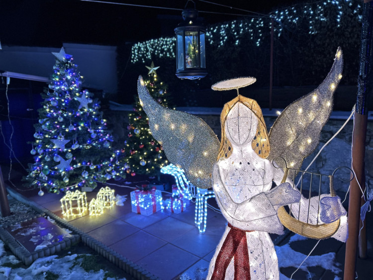 Vánoční dům v Kostelci u Jihlavy