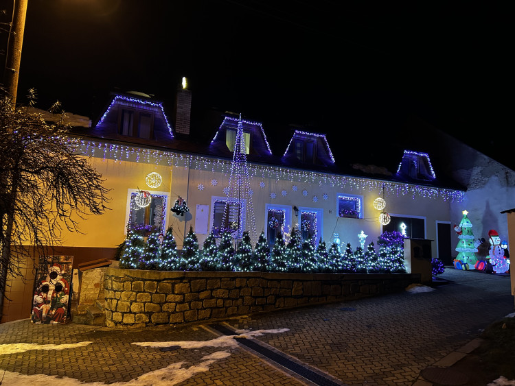 Vánoční dům v Kostelci u Jihlavy