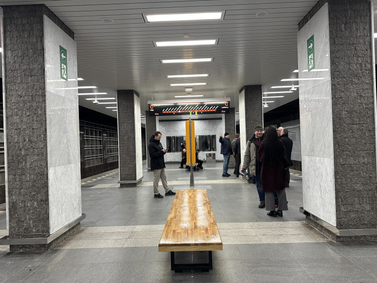 FOTOGALERIE: Stanice metra Pankrác po rekonstrukci