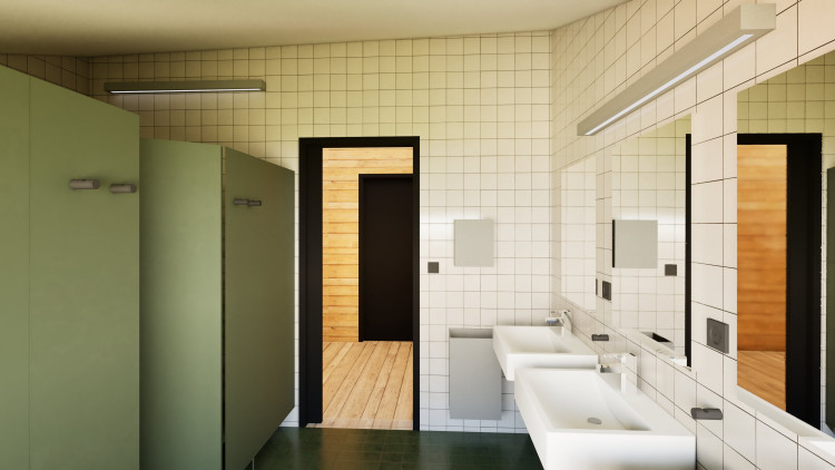 Rekonstrukce Hájenky Černé lesy (vizualizace)