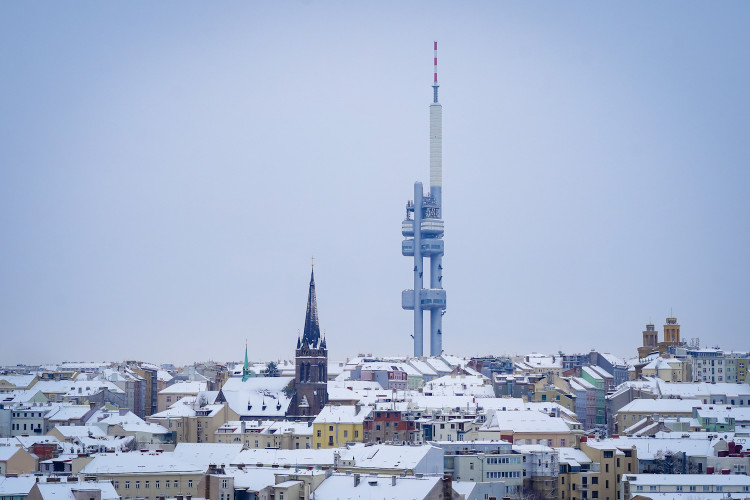 FOTOGALERIE: Zasněžená Praha