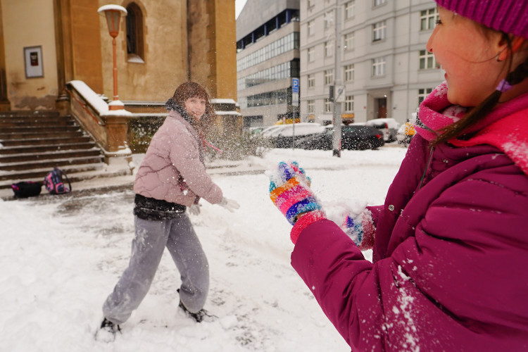FOTOGALERIE: Zasněžená Praha