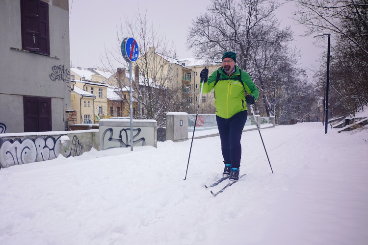 FOTOGALERIE: Zasněžená Praha