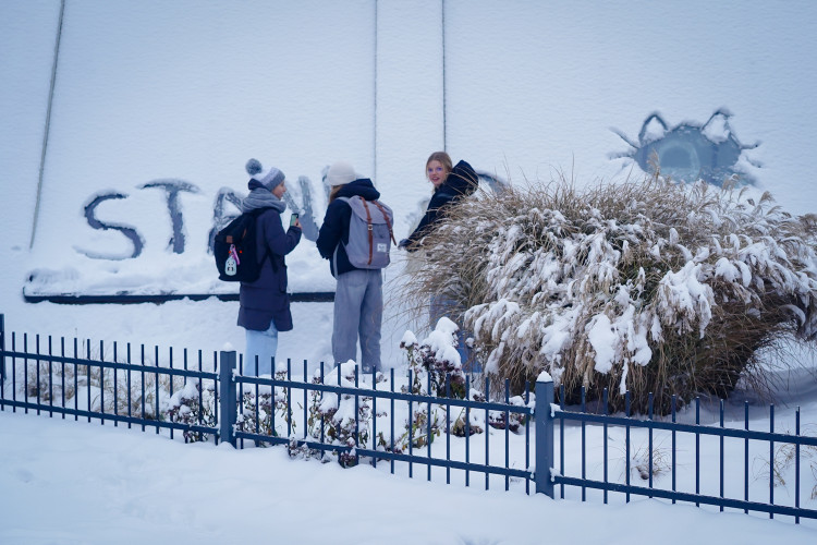 FOTOGALERIE: Zasněžená Praha