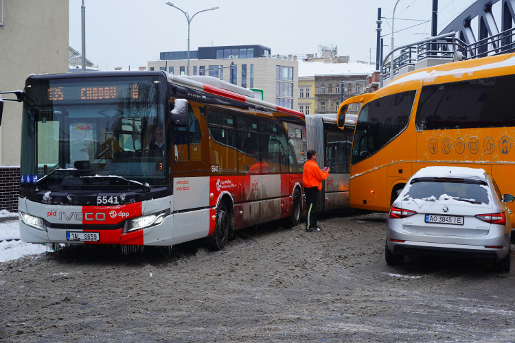 FOTOGALERIE: Zasněžená Praha
