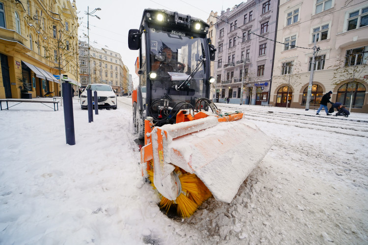 FOTOGALERIE: Zasněžená Praha