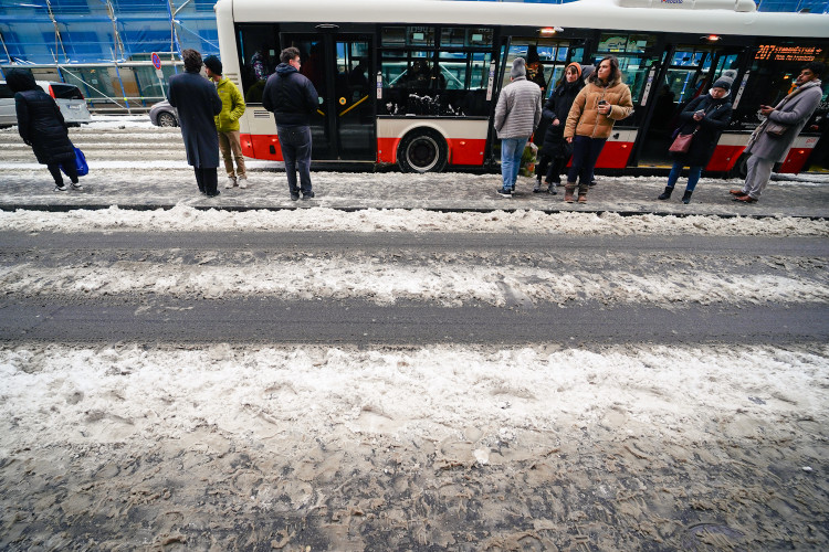FOTOGALERIE: Zasněžená Praha