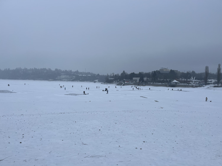 FOTO: Brusle i běžky. Na Pryglu dovádí desítky lidí