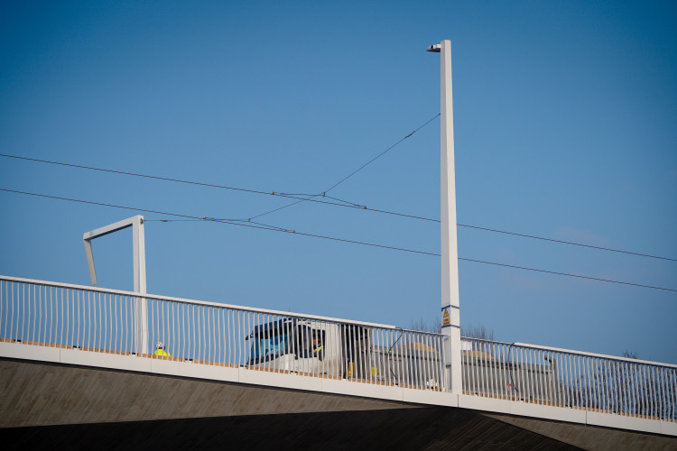 FOTOGALERIE: Zatěžovací zkouška Dvoreckého mostu