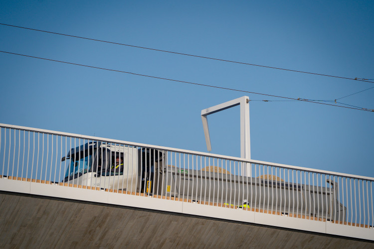 FOTOGALERIE: Zatěžovací zkouška Dvoreckého mostu