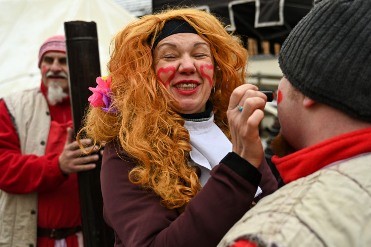 Masopust na hradě. Nechyběla ani nefalšovaná zabíjačka