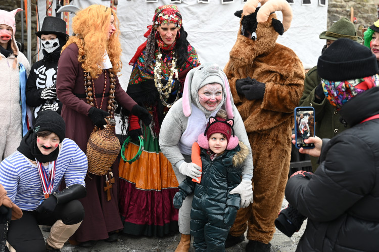 Masopust na hradě. Nechyběla ani nefalšovaná zabíjačka