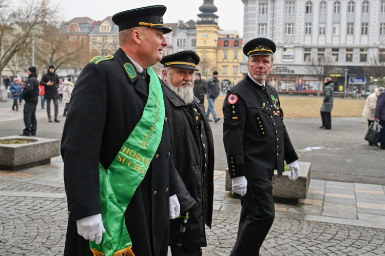 Hornický průvod a Zdař Bůh.
