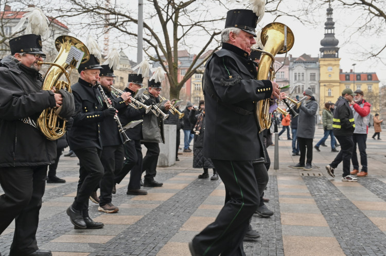 Hornický průvod a Zdař Bůh.