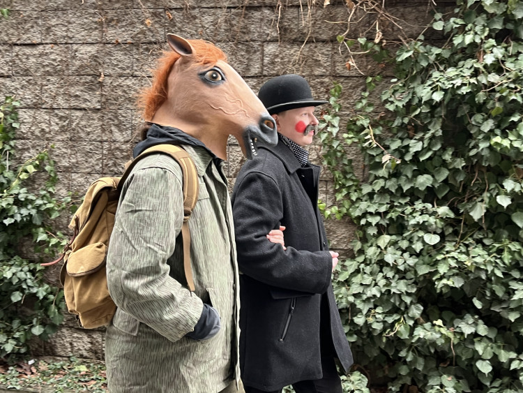 Okolí Káznice ožilo masopustem. Průvod vedla nevěsta s rostoucím břichem