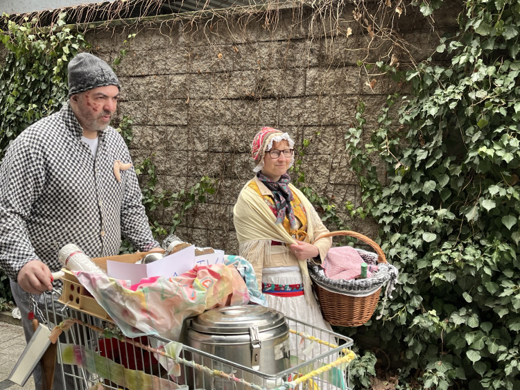 Okolí Káznice ožilo masopustem. Průvod vedla nevěsta s rostoucím břichem