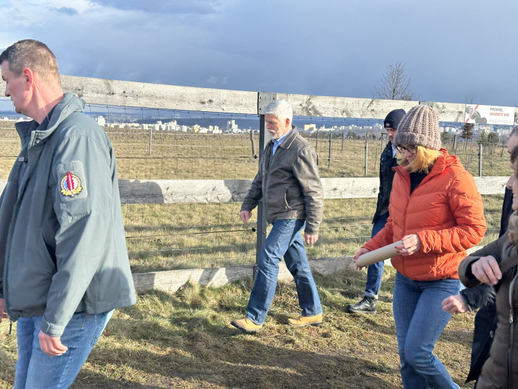 FOTOGALERIE: S prezidentem na vycházce