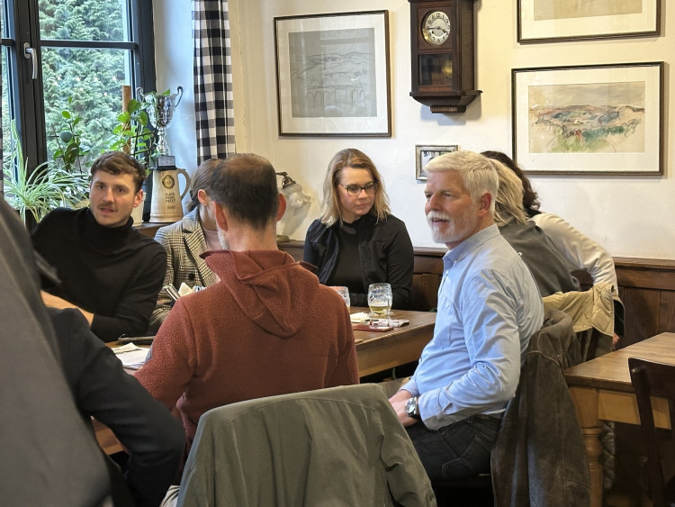 FOTOGALERIE: S prezidentem na vycházce