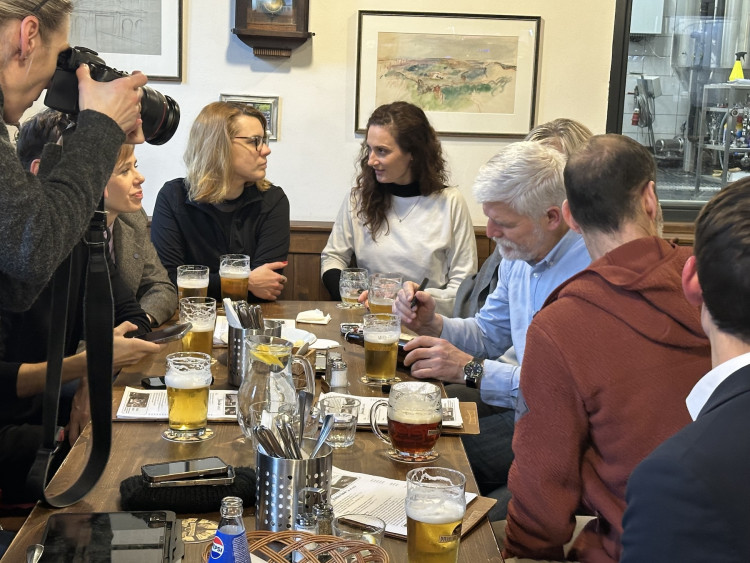 FOTOGALERIE: S prezidentem na vycházce