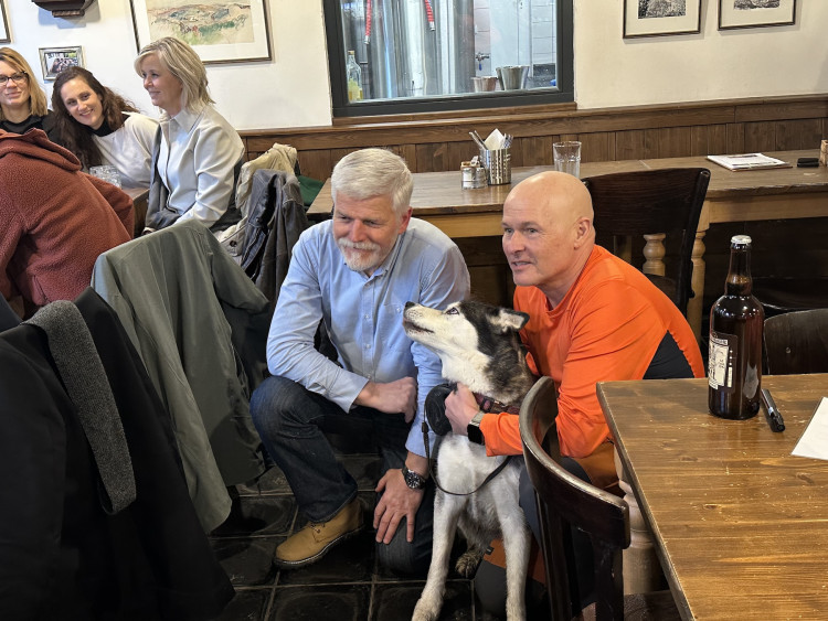 FOTOGALERIE: S prezidentem na vycházce