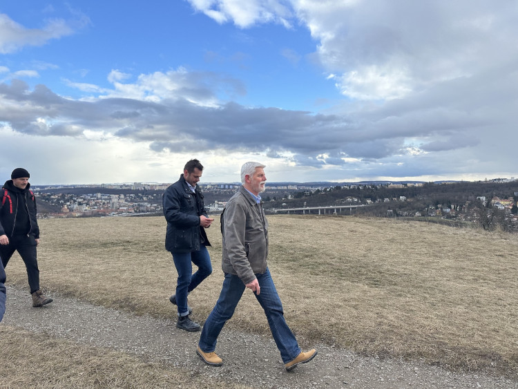 FOTOGALERIE: S prezidentem na vycházce
