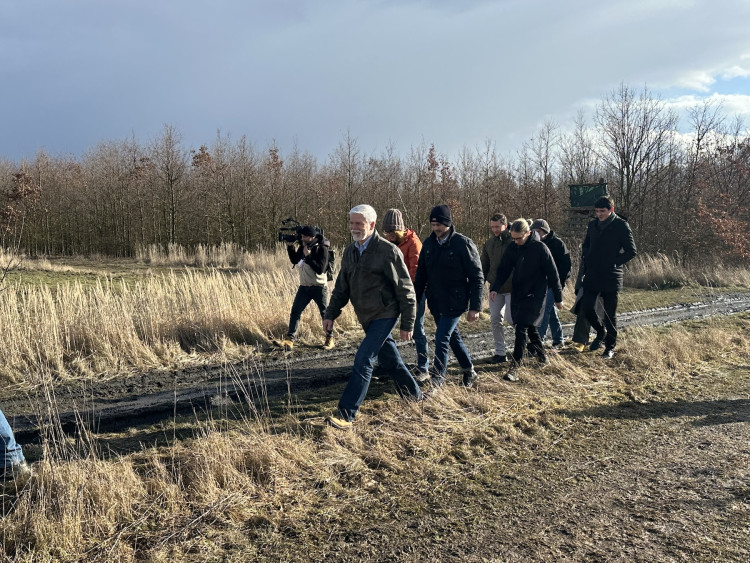 FOTOGALERIE: S prezidentem na vycházce