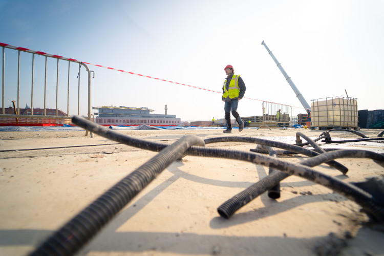 FOTO: Smíchovské nádraží roste před očima. První nástupiště dokončí letos