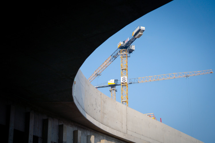 FOTO: Smíchovské nádraží roste před očima. První nástupiště dokončí letos