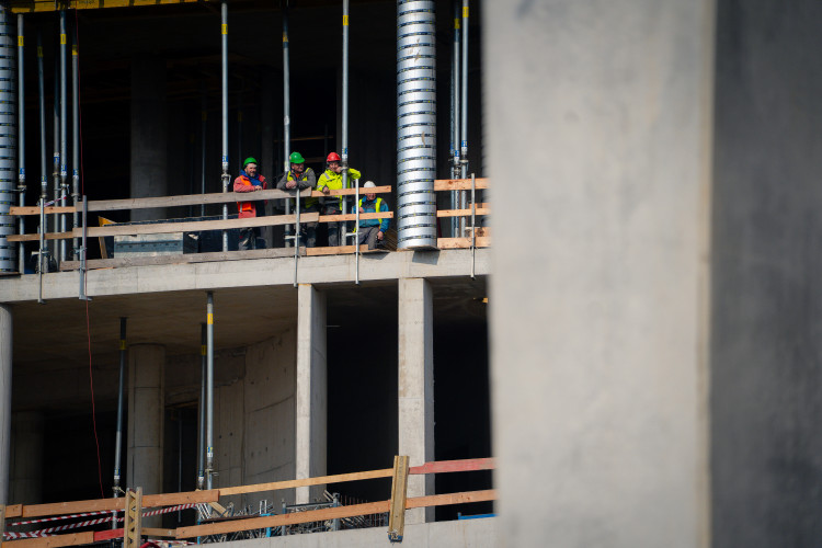 FOTO: Smíchovské nádraží roste před očima. První nástupiště dokončí letos