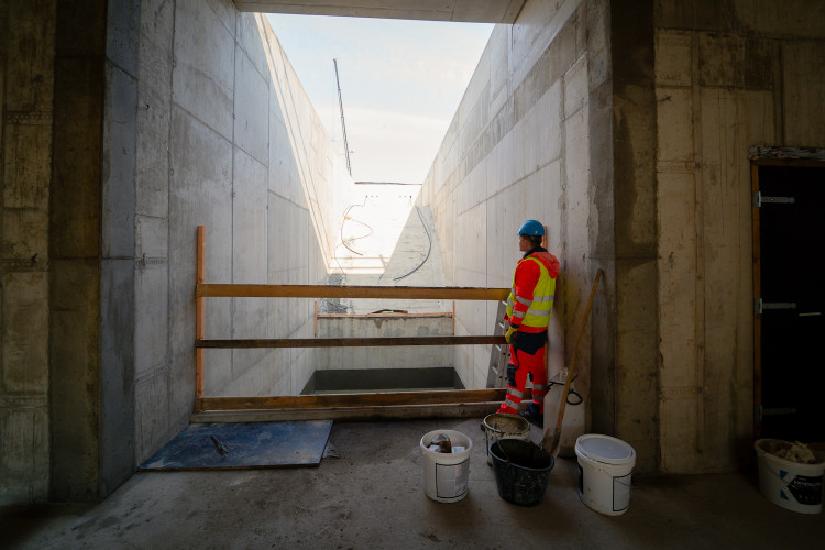 FOTO: Smíchovské nádraží roste před očima. První nástupiště dokončí letos