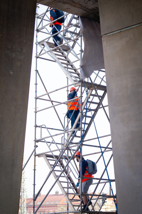 FOTO: Smíchovské nádraží roste před očima. První nástupiště dokončí letos