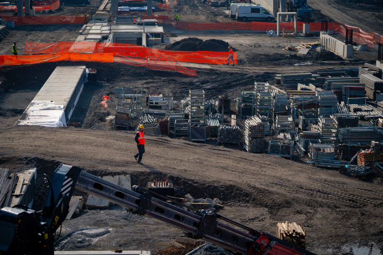 FOTO: Smíchovské nádraží roste před očima. První nástupiště dokončí letos